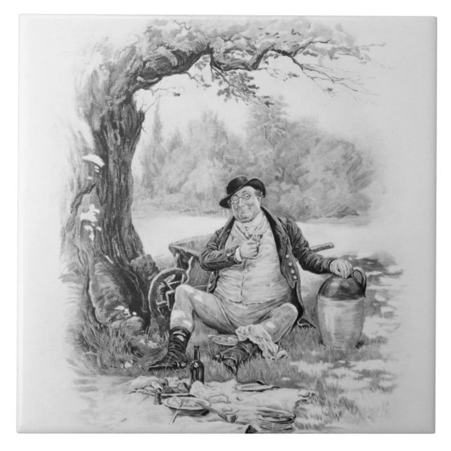 Carreau M. Pickwick, de 'Charles Dickens : Un bavardage (Devant)