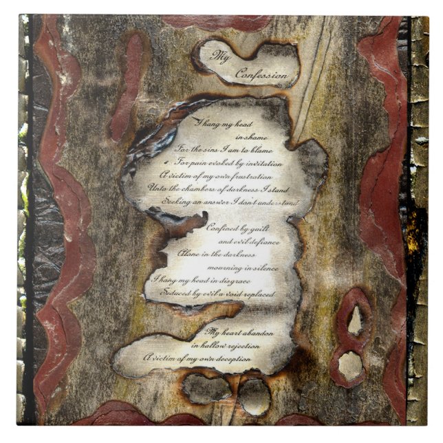 Carreau Ma confession (Devant)