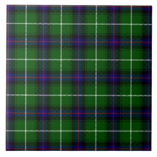 Carreau MacDonald tartan bleu vert plaid