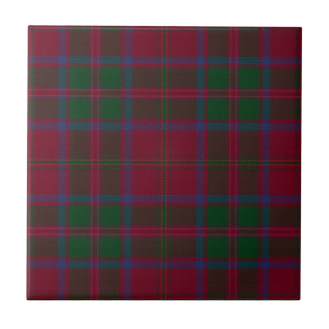Carreau MacDougall Clan Origineux Tartan Plaid Motif (Devant)