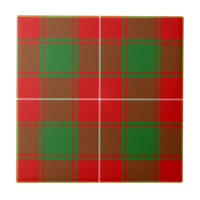 Carreau Macfie MacPhie Clan Chasse Tartan Plaid Motif (Devant)