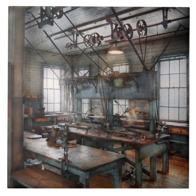 Carreau Machiniste - Steampunk - La salle des mécanismes (Devant)