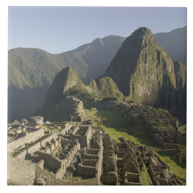 Carreau Machu Picchu, ruines de la ville inca, Pérou. (Devant)