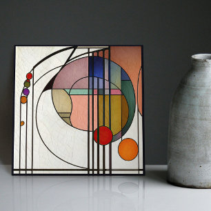 Carreau Mackintosh Art Déco Décor Abstrait Floral