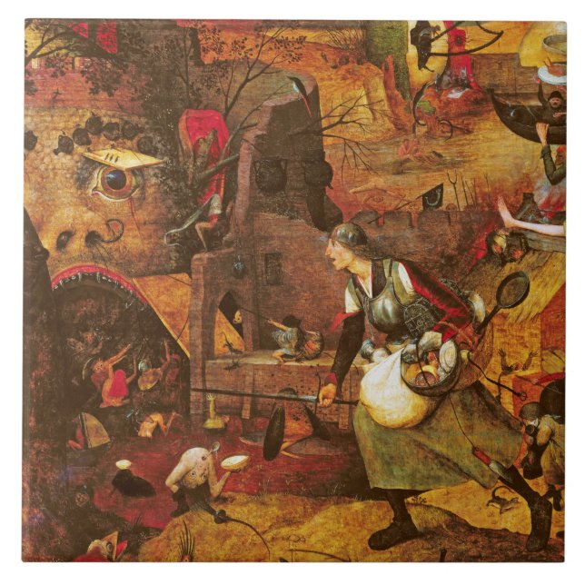Carreau Mad Meg (Dull Gret), Pieter Bruegel (Devant)