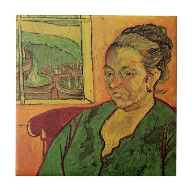 Carreau Madame Augustine Roulin par Vincent van Gogh (Devant)