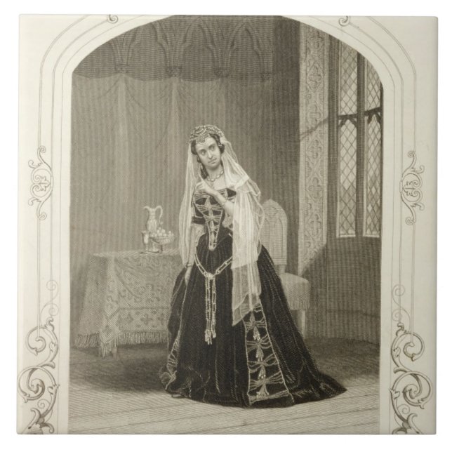 Carreau Madame Celeste en tant que princesse Katherine, Sc (Devant)