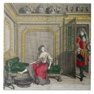 Carreau Madame se déshabillant pour le bain, c.1688-90