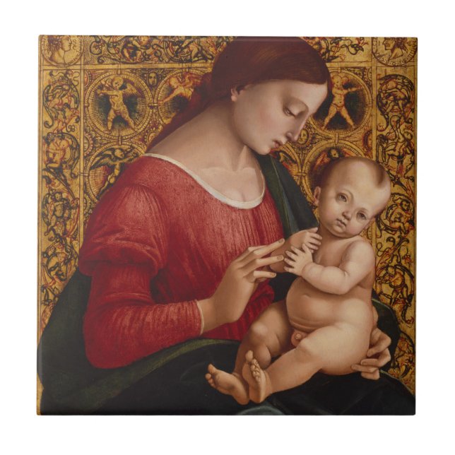 Carreau Madonna et enfant, circa 1505-07 (Devant)