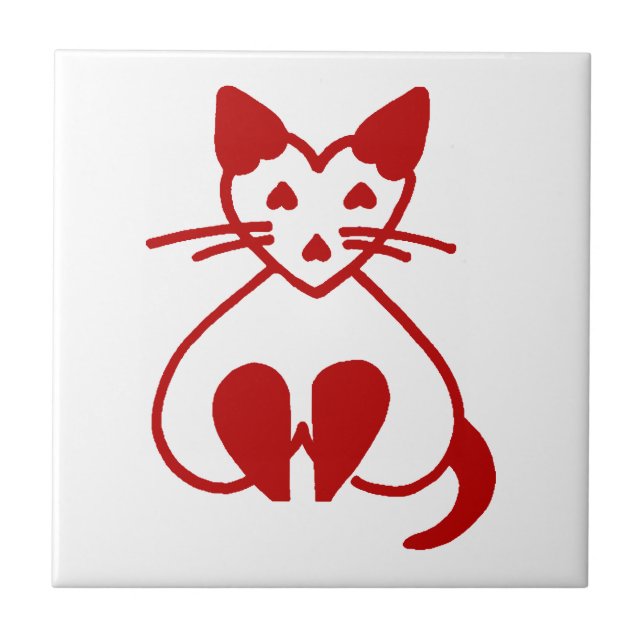 Carreau Magasin vintage d'accent d'animal familier de (Devant)