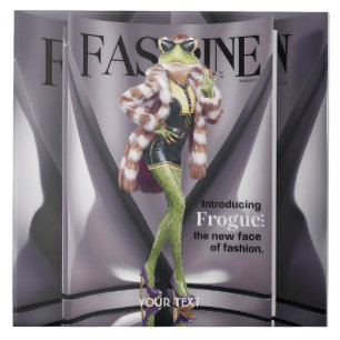 Carreau Magazine Imaginaire Cute Lady Frog