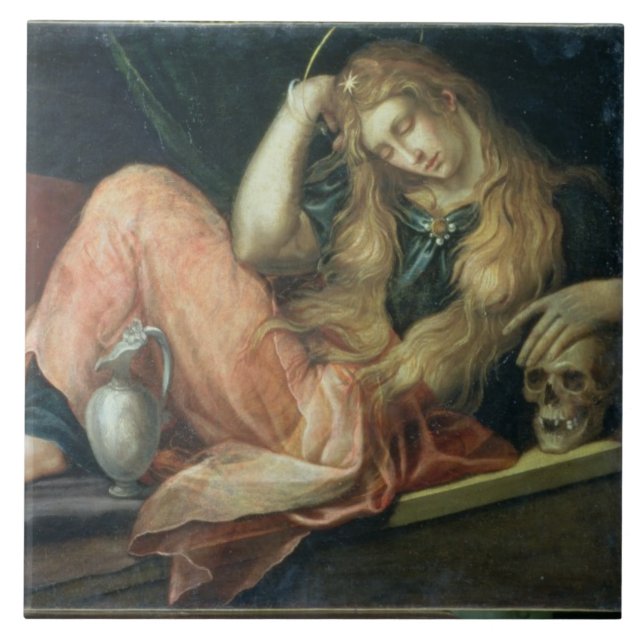 Carreau Magdalene (huile sur la toile) (Devant)