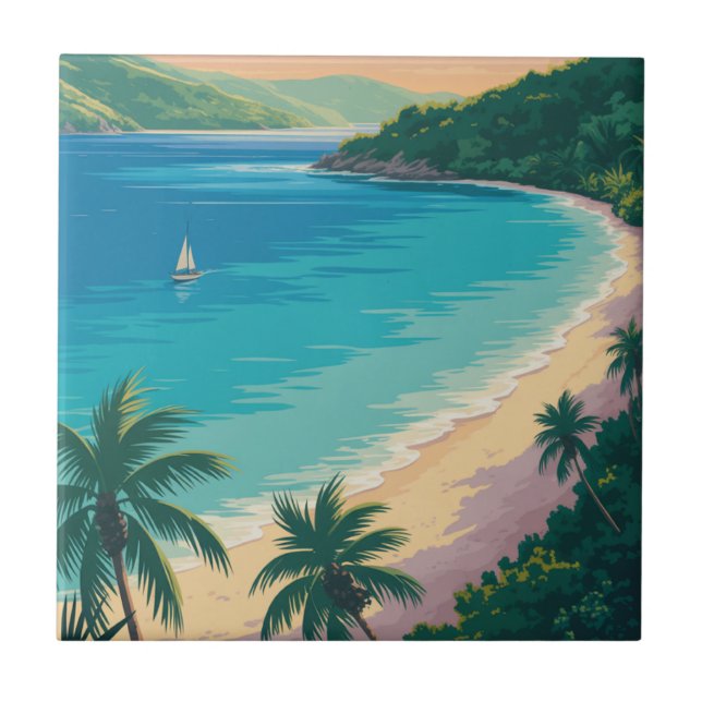 Carreau Magen's Bay, St. Thomas (Devant)