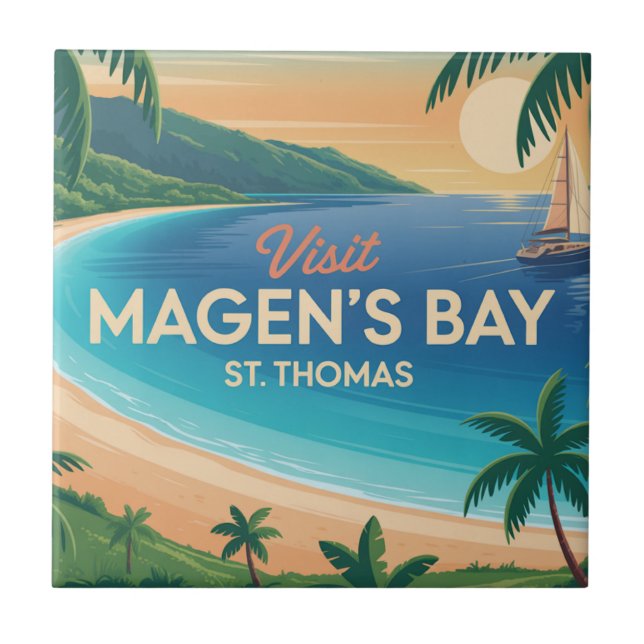 Carreau Magen's Bay, St. Thomas (Devant)