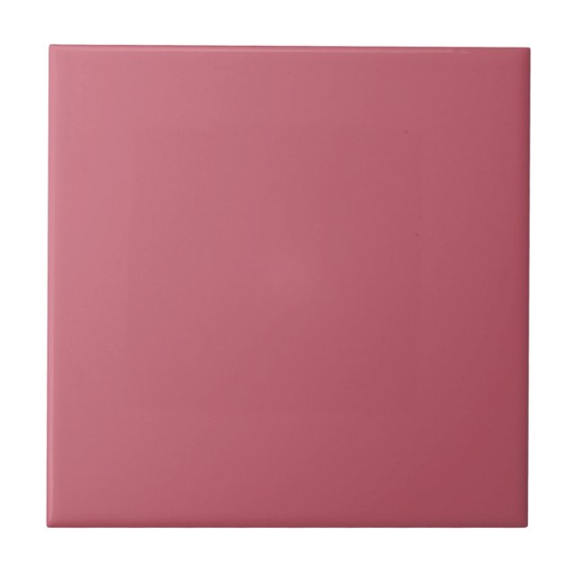 Carreau Magenta Decision — Couleur solide rose moyen (Devant)