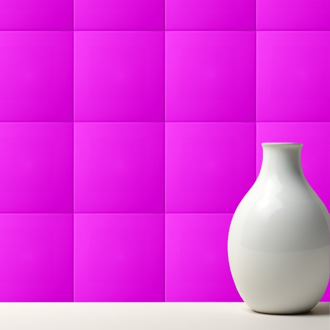 Carreau Magenta fuchsia solide (Créateur téléchargé)