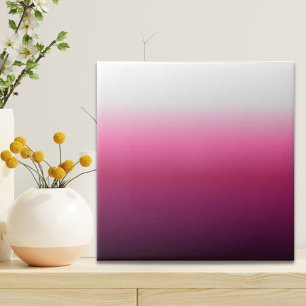 Carreau magenta maroon marsala burgundy ombre branché