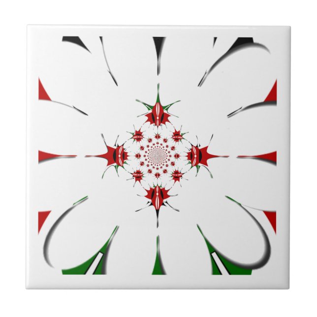 Carreau Magical Kenya : Embrace Culture Kaleidoscope 🇰 🇪 (Devant)