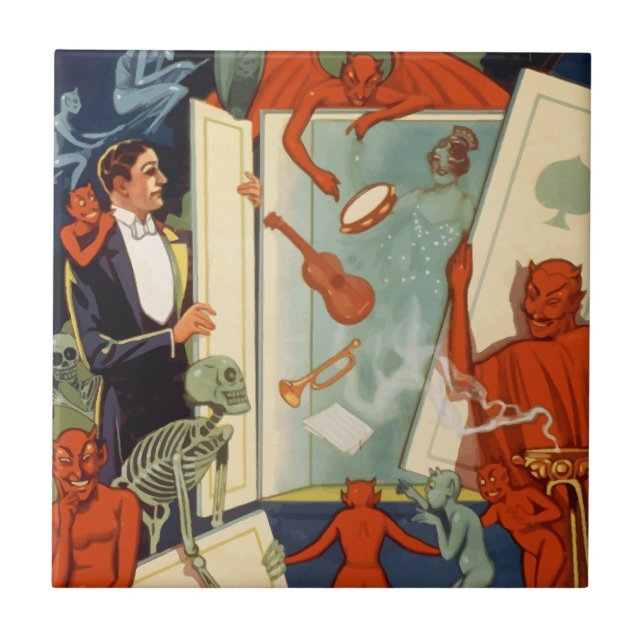 Carreau Magicien vintage Carter la grande magie (Devant)