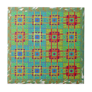 Carreau Magnifique motif tribal sud-africain vectoriel cha