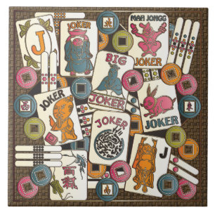 Carreau Mah Jong Jokers