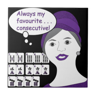 Carreau Mah Jongg Dit Un Carrelage Consécutif