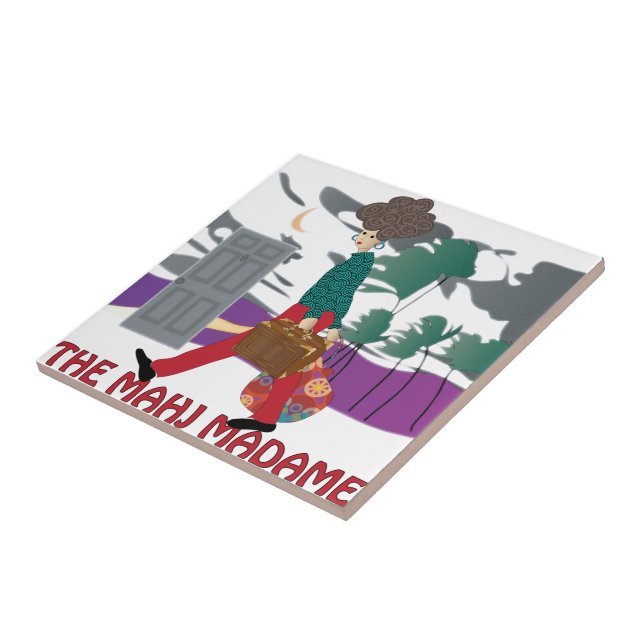 Carreau Mah Jongg Le Mahj Madame Tile (Côté)