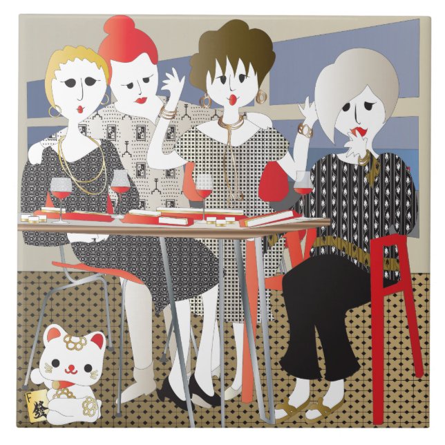 Carreau Mah Jongg MAHJ ! (Devant)