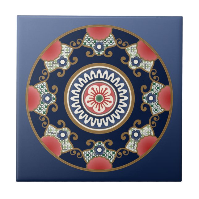 Carreau Mah Jongg Motifs (Devant)