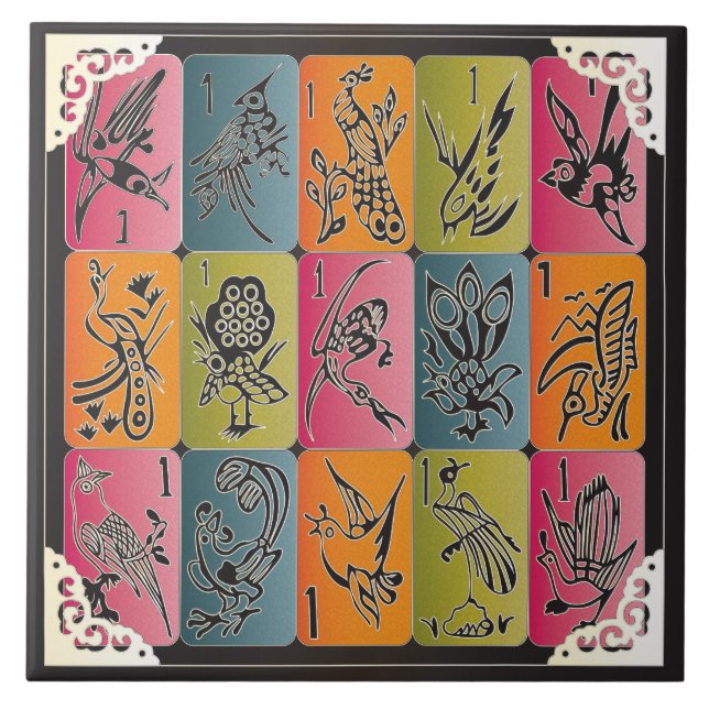 Carreau Mah Jongg One Bams (Devant)