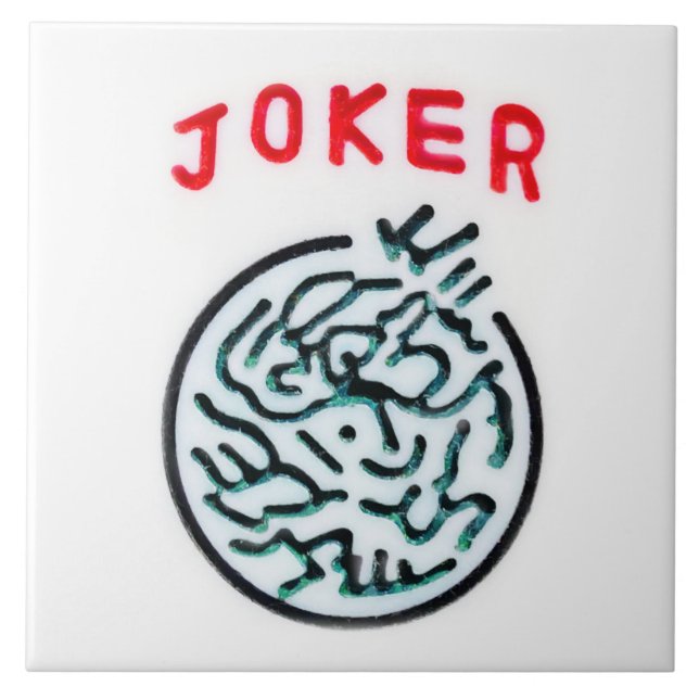 Carreau MahJong game symbol Joker tile (Devant)