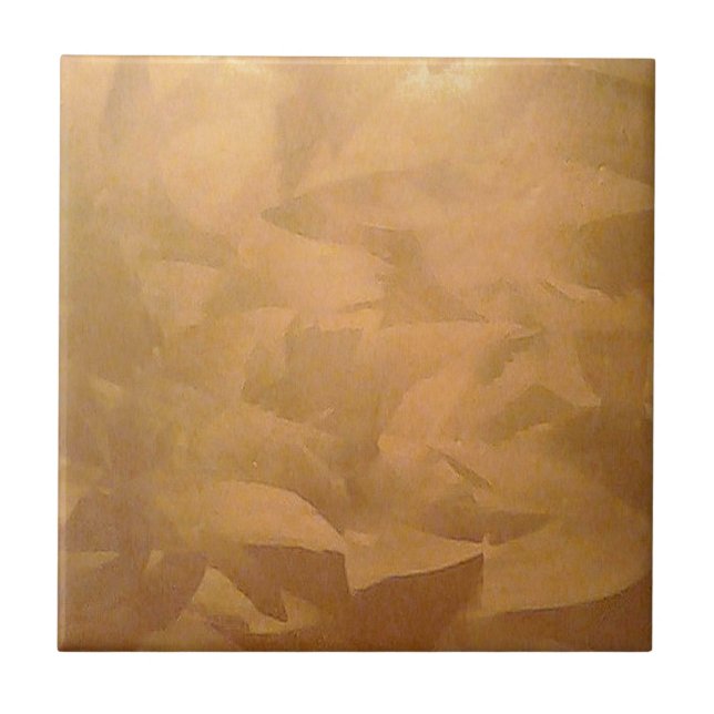 Carreau Main métallique de cuivre balayée (Devant)