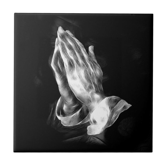 Carreau Mains de prière (Devant)