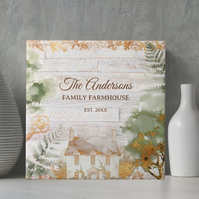 Carreau Maison de Famille Rustique et Fantaisiste Nom de F (In situ)