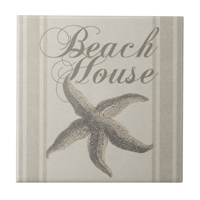 Carreau Maison de plage Starfish Bord de mer Côté côte (Devant)