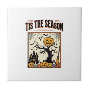 Carreau Maison hantée de la saison des fantômes d'Hallowee