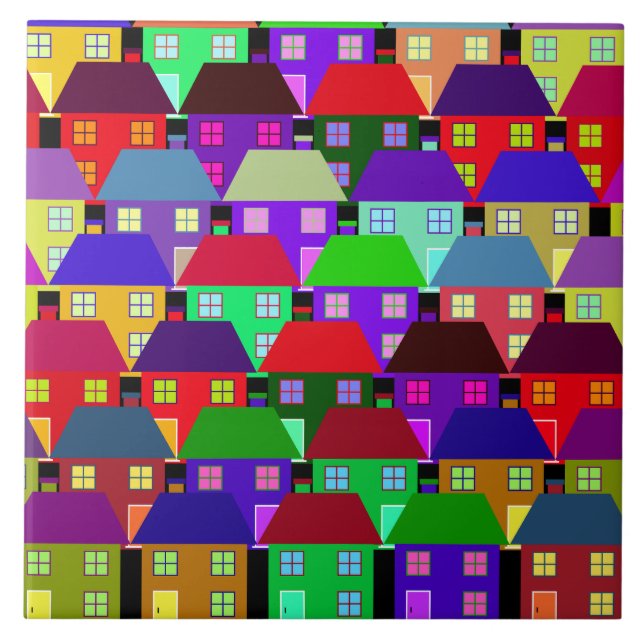 CARREAU MAISONS COMMUNAUTÉ MAISON COLORÉE (Devant)