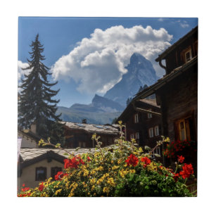 Carreau Maisons de village de Matterhorn et de Zermatt,