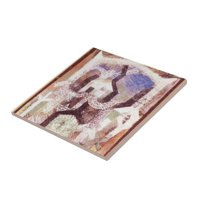 Carreau Maisons d'été de Paul Klee- (Côté)