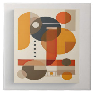 Carreau Maîtrise géométrique du milieu du siècle n° 7