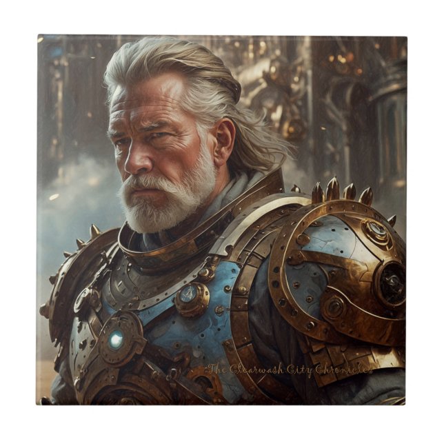 Carreau Majestic Regal Steampunk King Carrelage en céramiq (Devant)