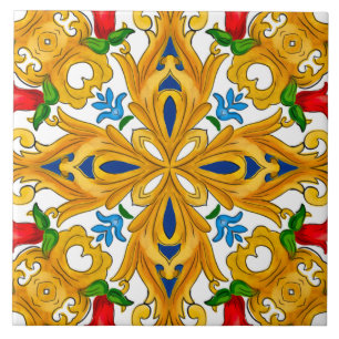 Carreau Majolica, carrelage méditerranéen,