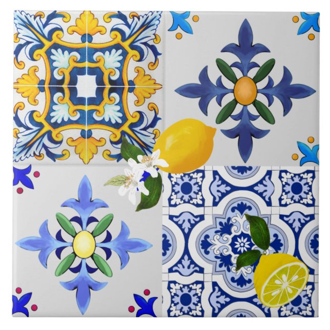 Carreau Majolica, style sicilien (Devant)