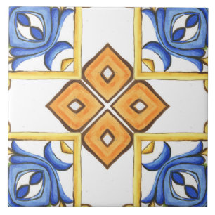 Carreau Majolica, tuiles méditerranéennes,