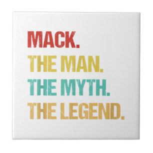 Carreau Mâle Mack L'Homme Le Mythe La Légende