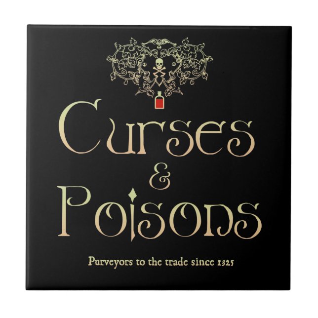 Carreau Malédictions et Poisons (Devant)