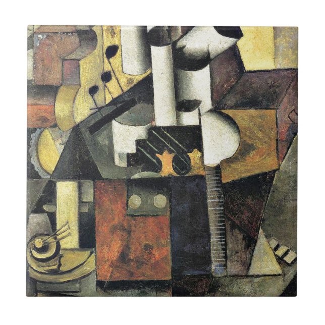 Carreau Malevich - Instrument de musique (Devant)