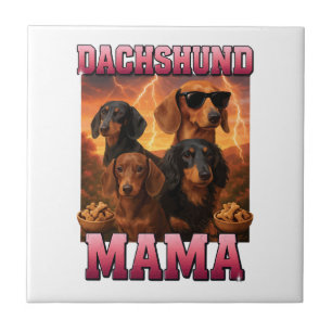 Carreau Maman dachshund