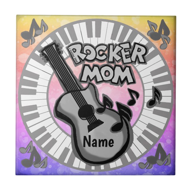 Carreau Maman rockeuse  (Devant)