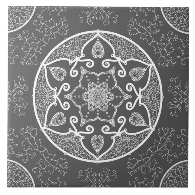 Carreau Manatee Mandala (Devant)